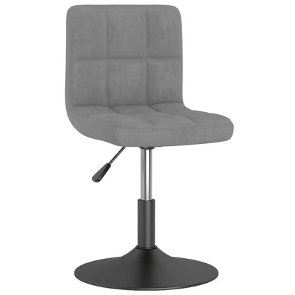 Eetkamerstoelen Draaibaar 2 St Fluweel Lichtgrijs