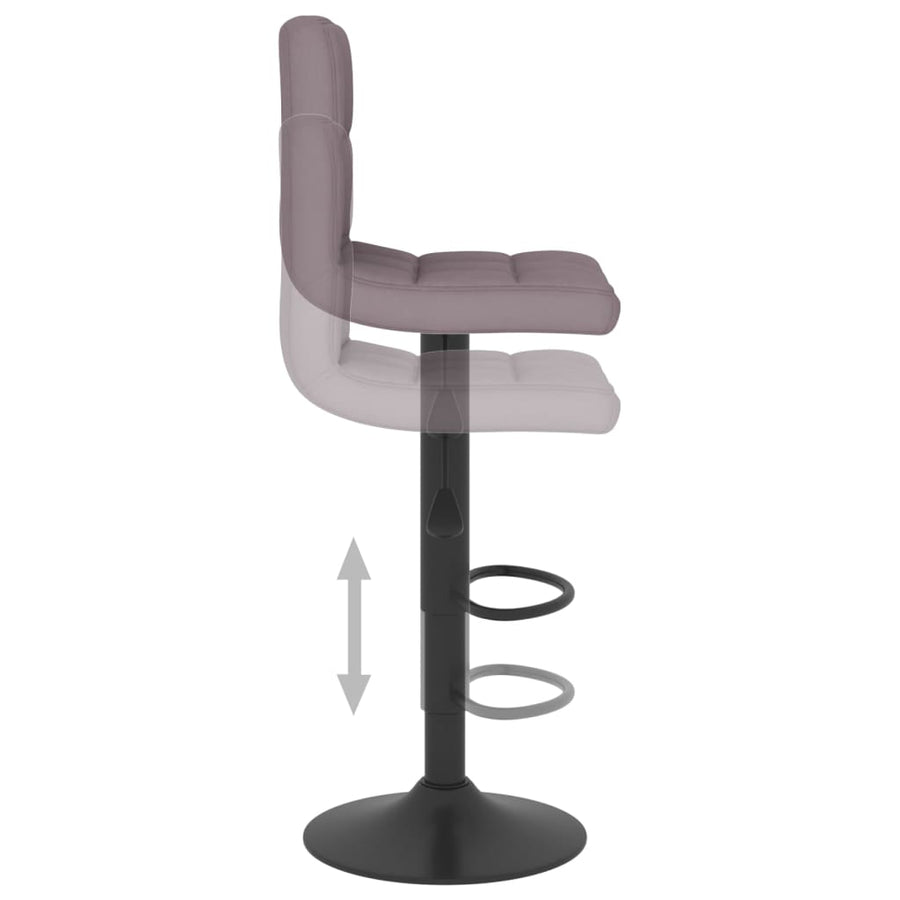 Barkrukken 2 St Stof Taupe