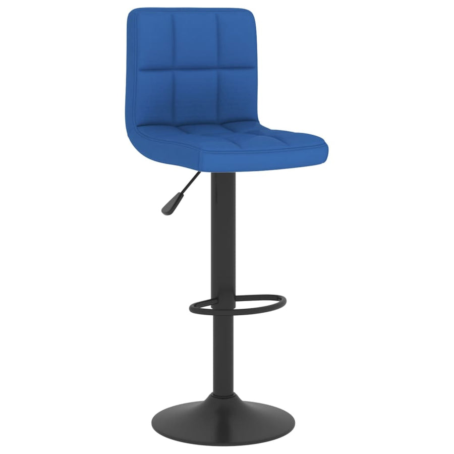 Barkrukken 2 st stof blauw