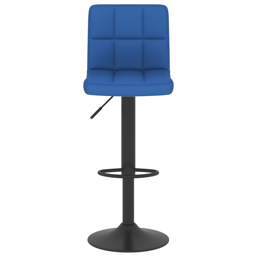 Barkrukken 2 st stof blauw