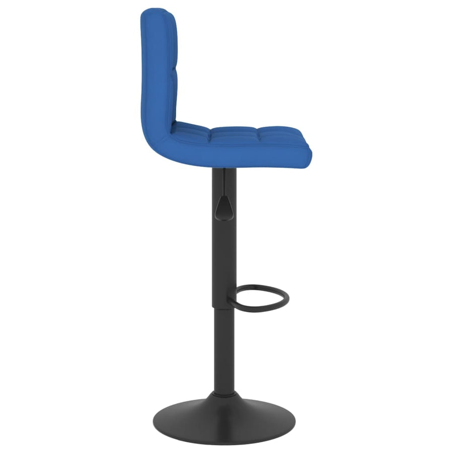 Barkrukken 2 st stof blauw