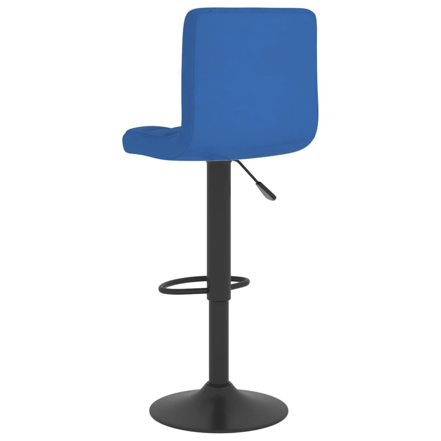 Barkrukken 2 st stof blauw