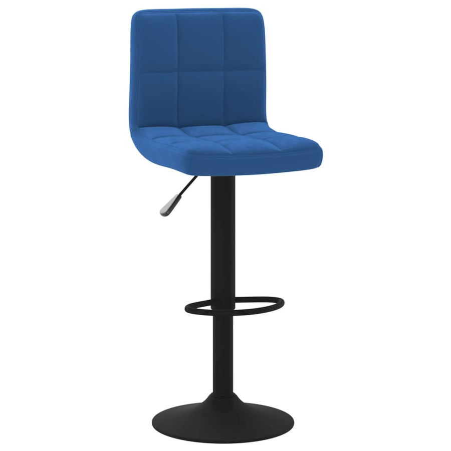 Barkrukken Fluweel 2 Blauw