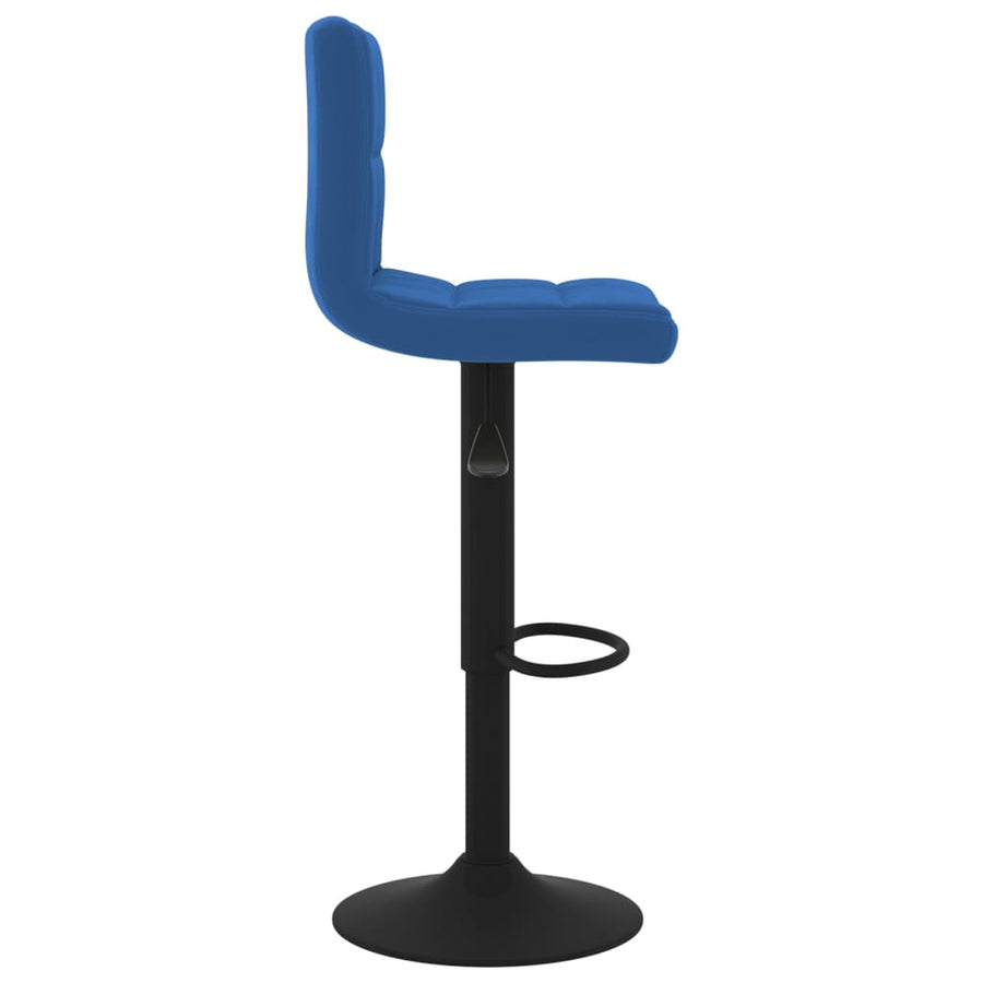 Barkrukken Fluweel 2 Blauw