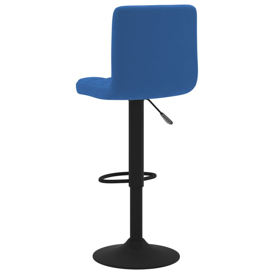 Barkrukken Fluweel 2 Blauw
