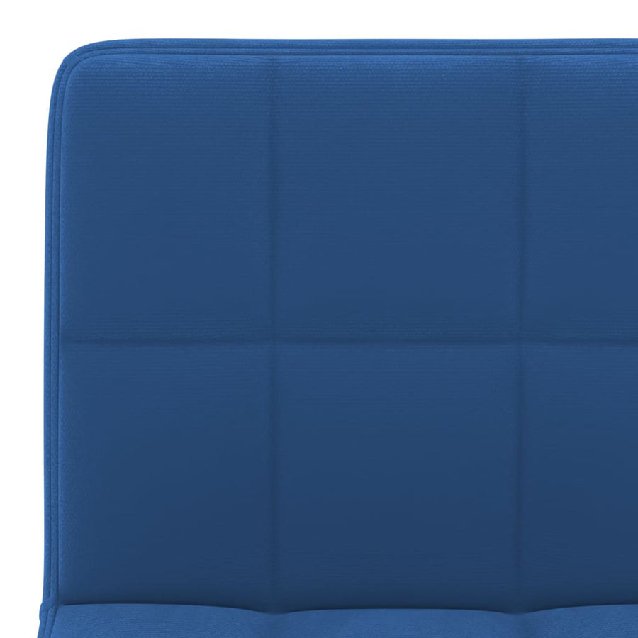 Barkrukken Fluweel 2 Blauw