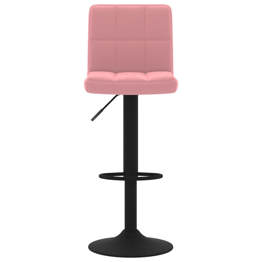Barkrukken 2 St Fluweel Roze