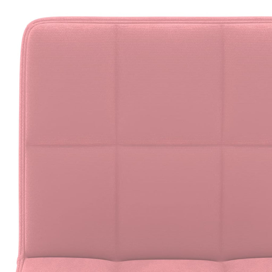 Barkrukken 2 St Fluweel Roze