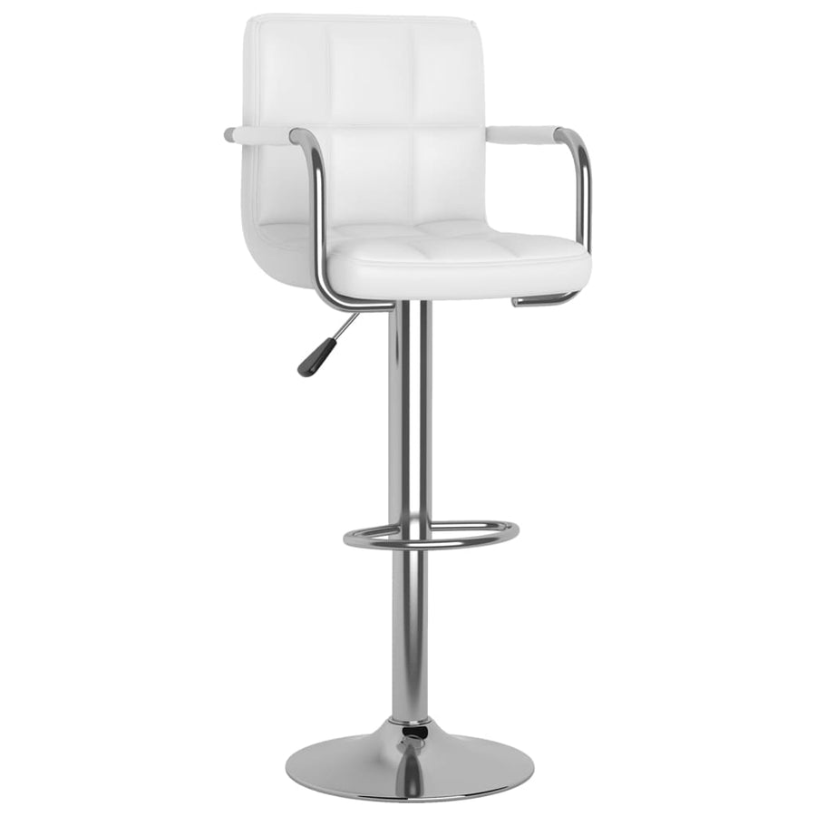 Barstoelen Kunstleer 2 Wit