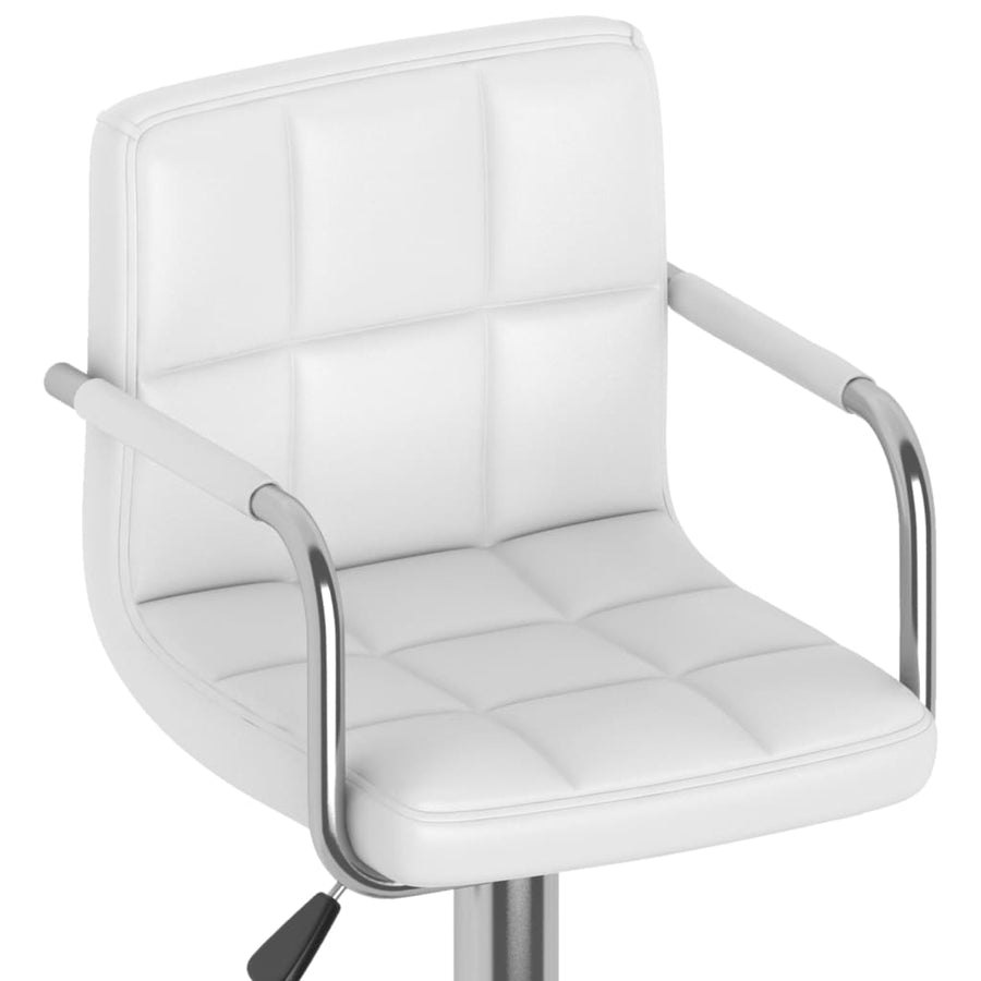 Barstoelen Kunstleer 2 Wit
