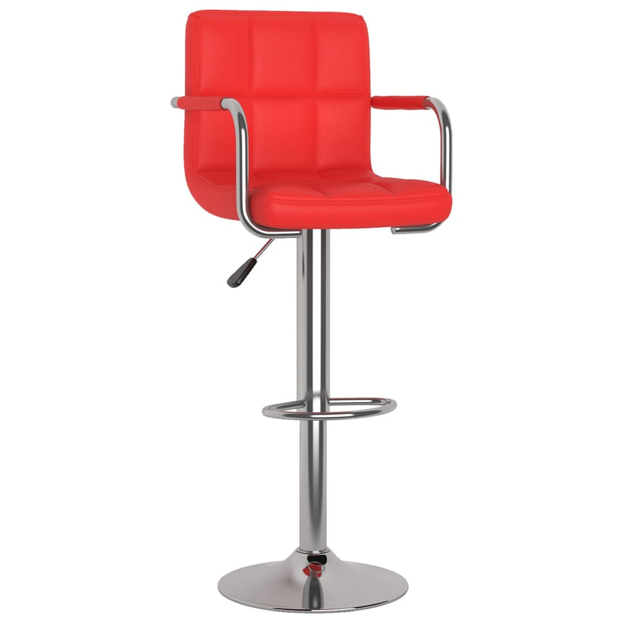 Barstoelen 2 St Kunstleer Rood