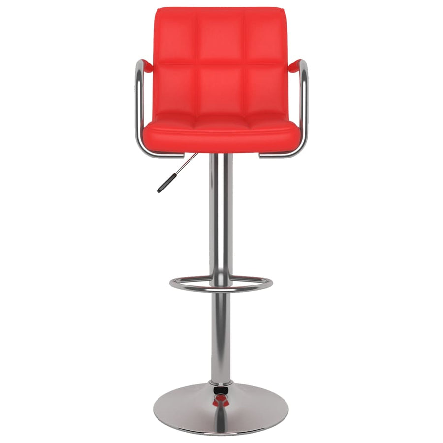 Barstoelen 2 St Kunstleer Rood