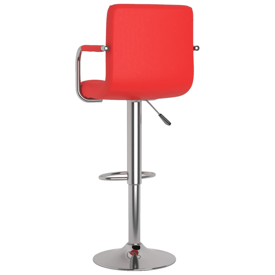 Barstoelen 2 St Kunstleer Rood