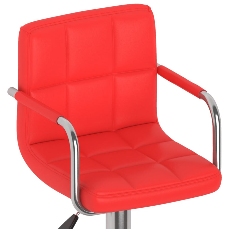 Barstoelen 2 St Kunstleer Rood