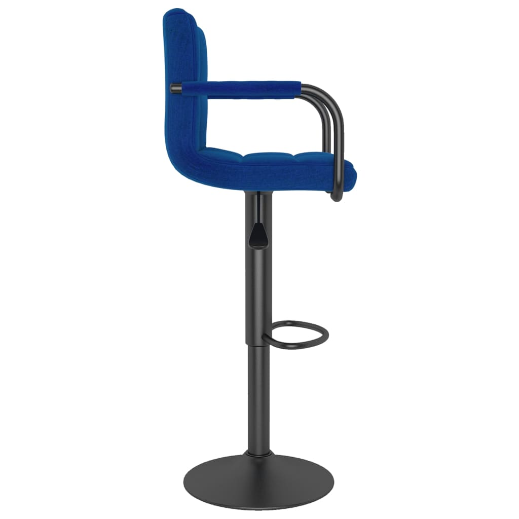 Barkruk Stof Blauw 1