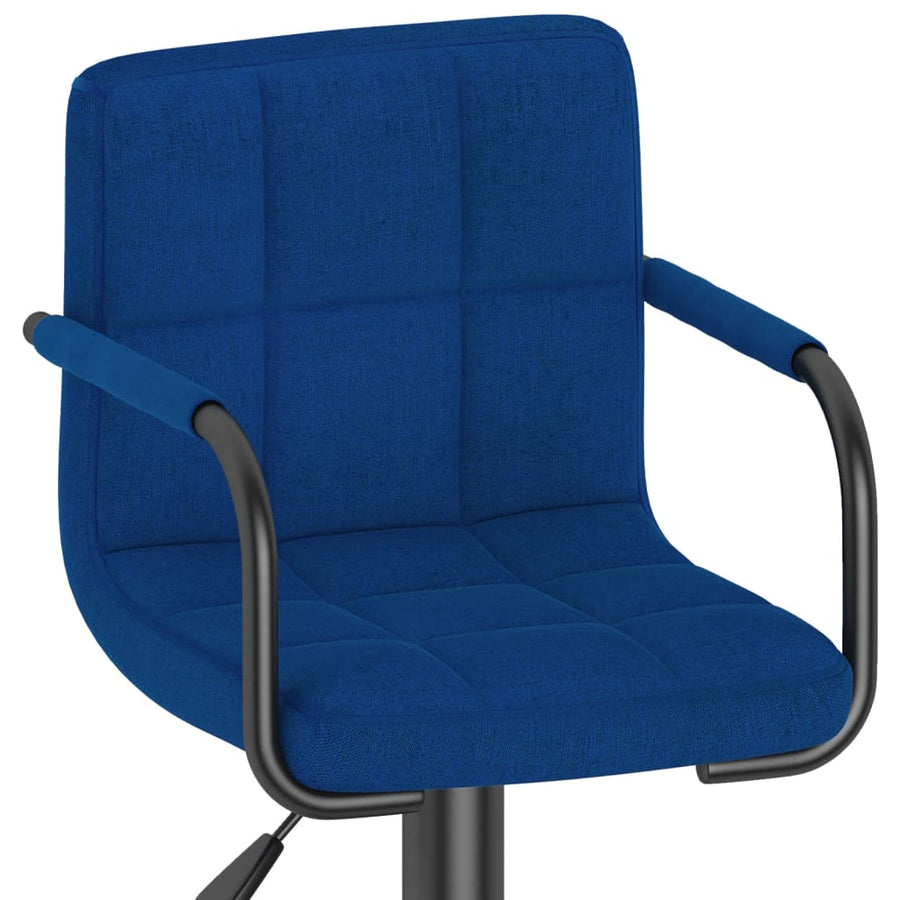 Barkrukken 2 St Stof Blauw