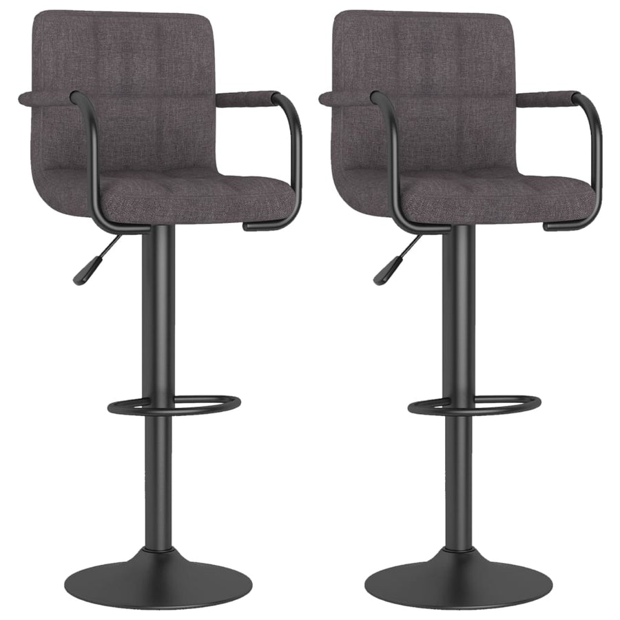 Barkrukken 2 St Stof Taupe