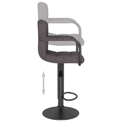Barkrukken 2 St Stof Taupe