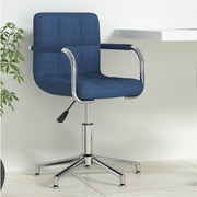 Bureaustoel stof blauw 48x47x74-88.5 cm