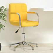 Kantoorstoel stof mosterdgeel 48x47x74-88.5 cm