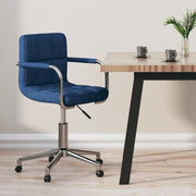 Kantoorstoel stof blauw draaibaar