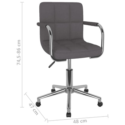 Kantoorstoel Draaibaar Stof Taupe