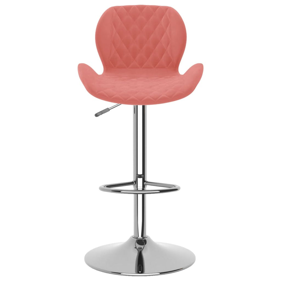 Barkrukken 2 St Fluweel Roze