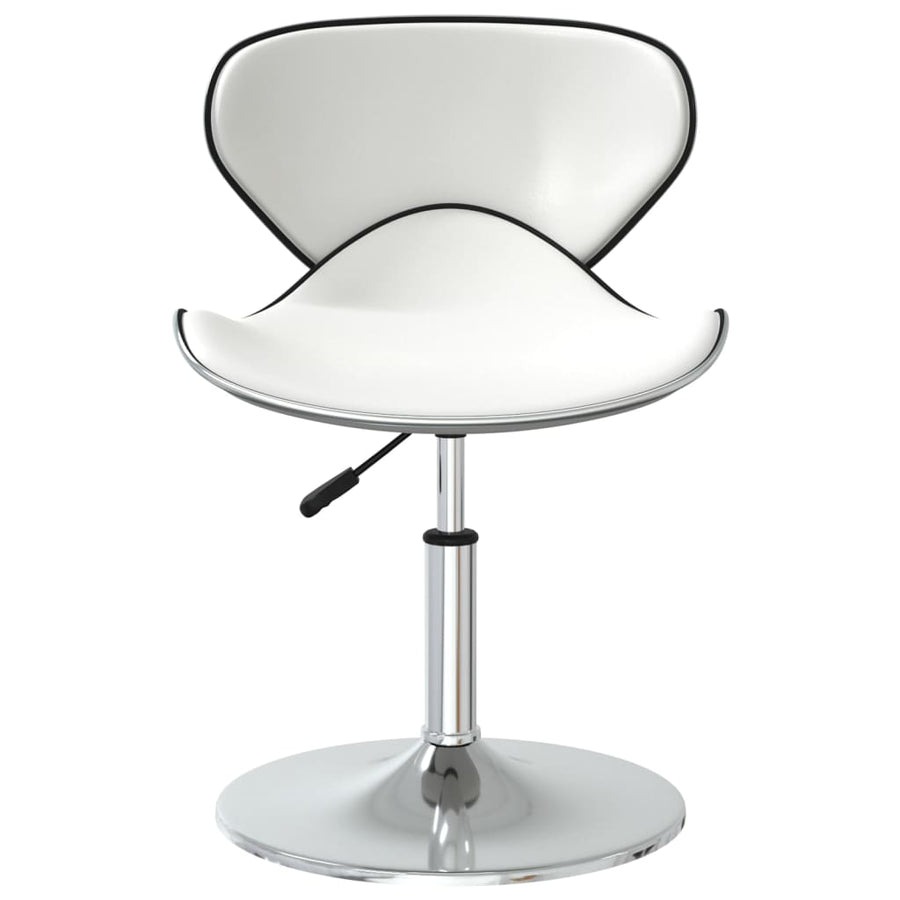 Eetkamerstoelen 2 St Kunstleer Wit