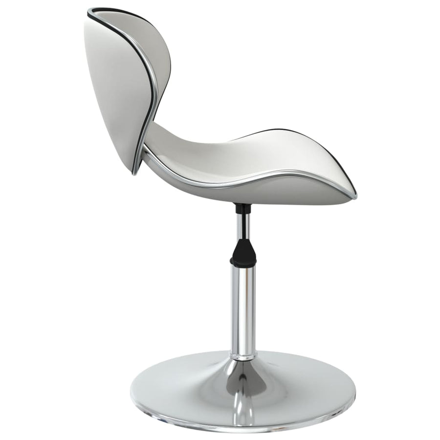 Eetkamerstoelen 2 St Kunstleer Wit