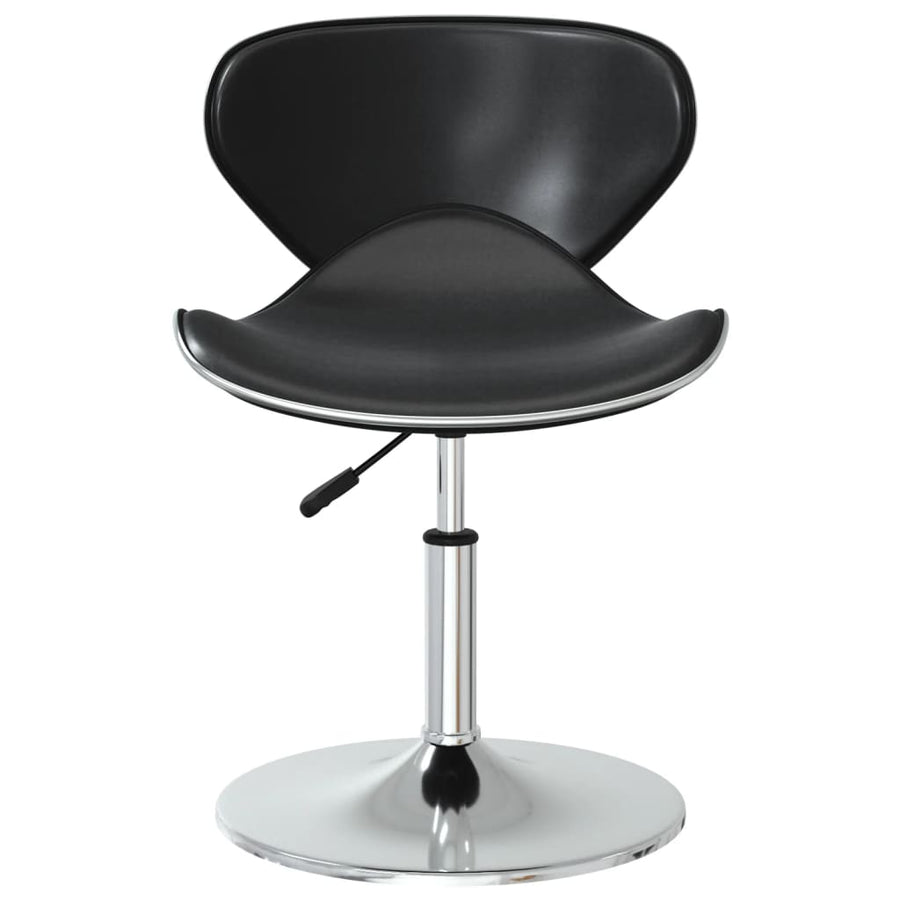 Eetkamerstoelen 2 St Kunstleer Zwart