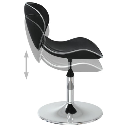 Eetkamerstoelen 2 St Kunstleer Zwart