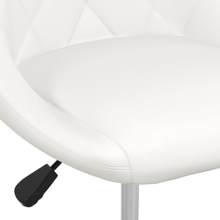 Eetkamerstoelen Kunstleer 2 Wit