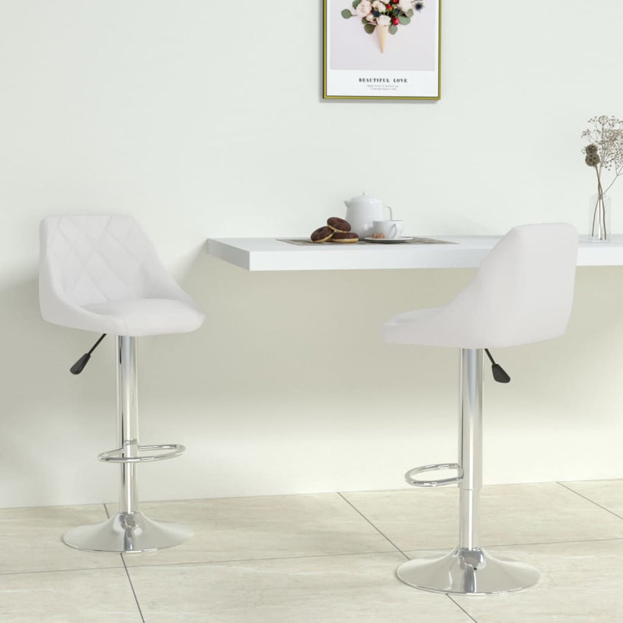 Barstoelen Kunstleer Wit