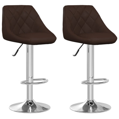 Barstoelen 2 St Kunstleer Bruin