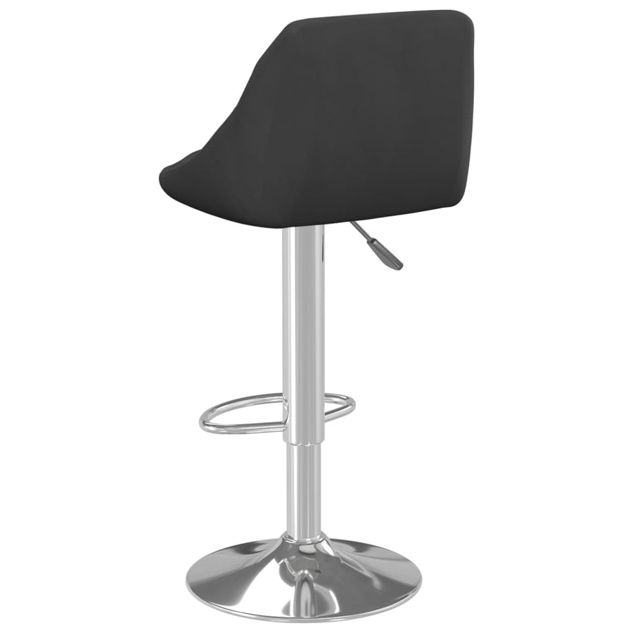 Barkruk Fluweel Zwart 1