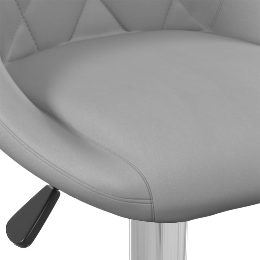 Barkruk Fluweel Lichtgrijs 1