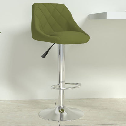 Barkruk Fluweel Lichtgroen 1