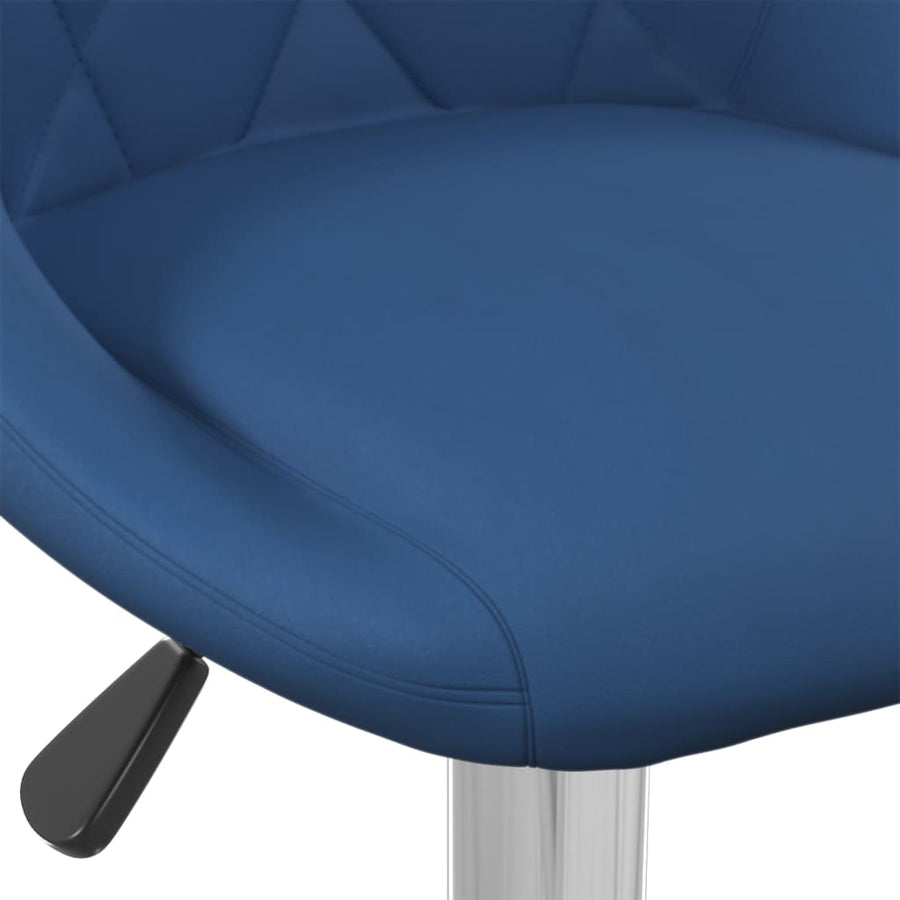 Barkruk Fluweel Blauw 1