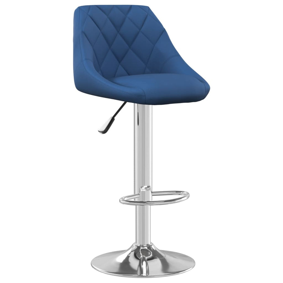 Barkrukken Fluweel 2 Blauw