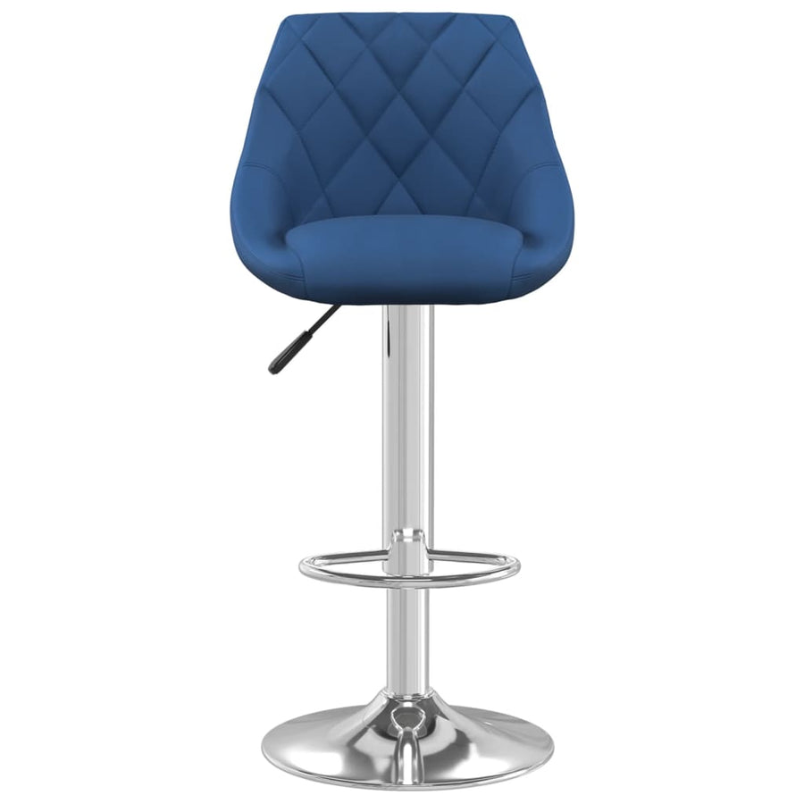 Barkrukken Fluweel 2 Blauw