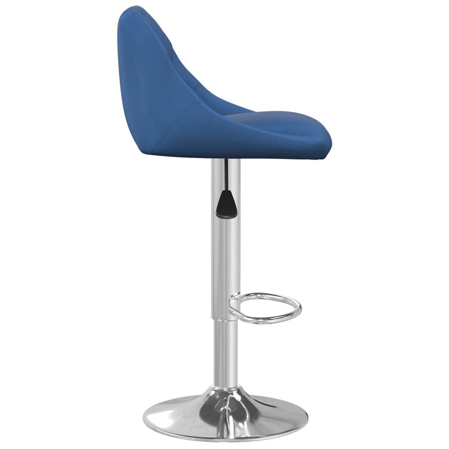 Barkrukken Fluweel 2 Blauw