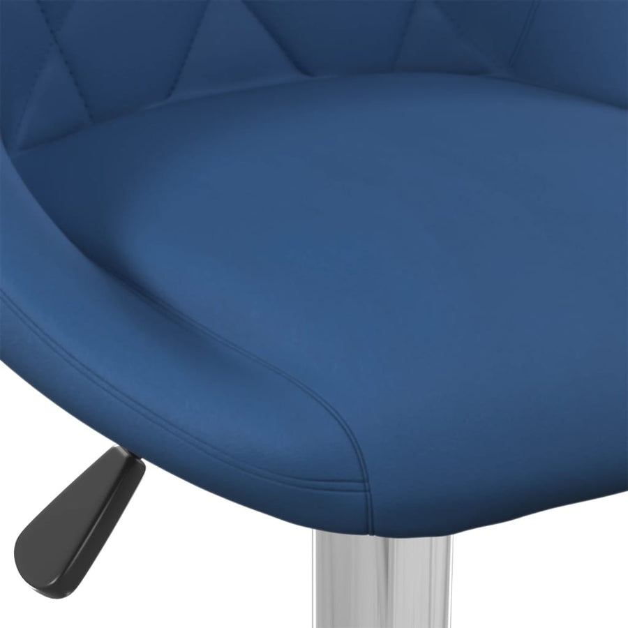 Barkrukken Fluweel 2 Blauw