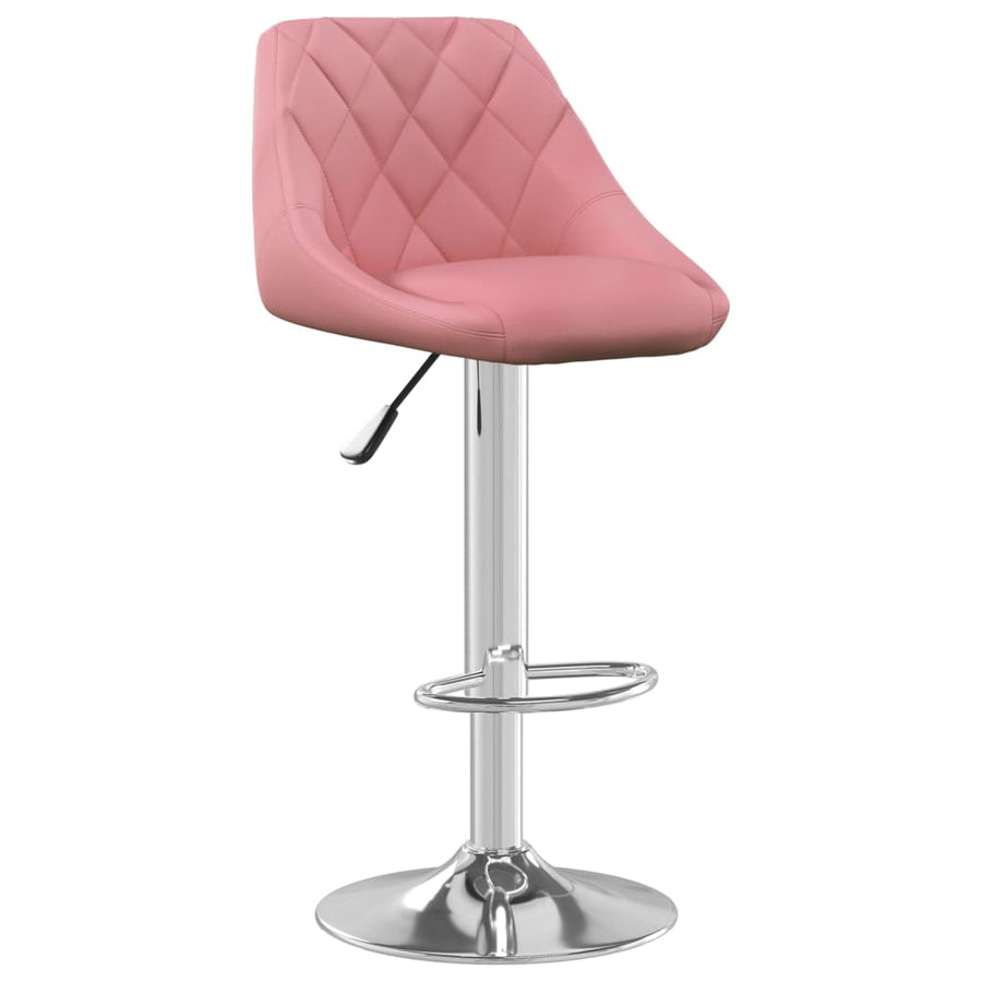 Barkrukken Fluweel 2 Roze