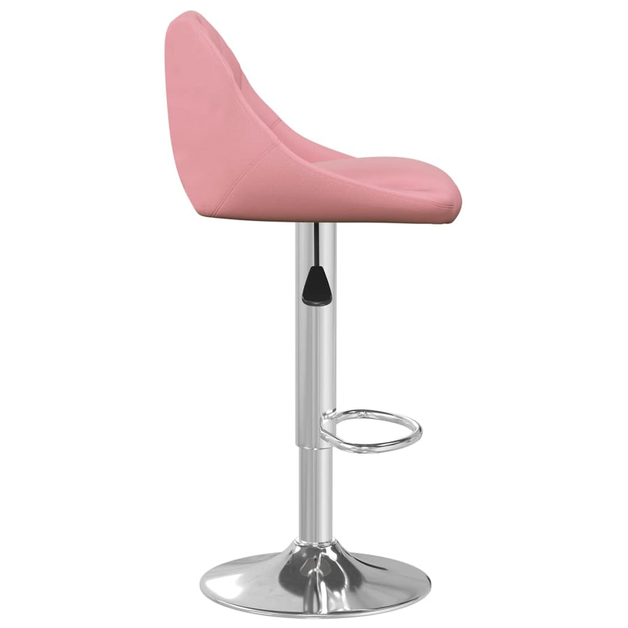 Barkrukken Fluweel 2 Roze