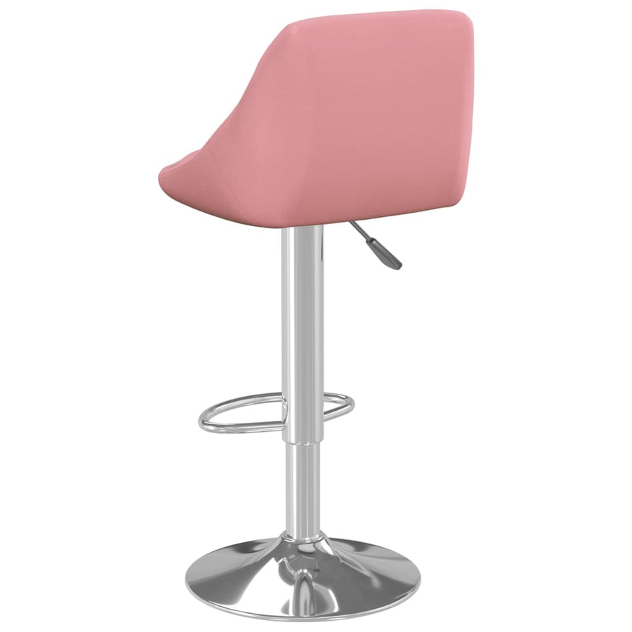 Barkrukken Fluweel 2 Roze