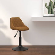 Velvet bar stool brown