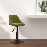 Bar stool velvet light green