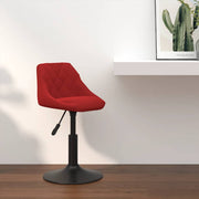 Bar stool velvet burgundy