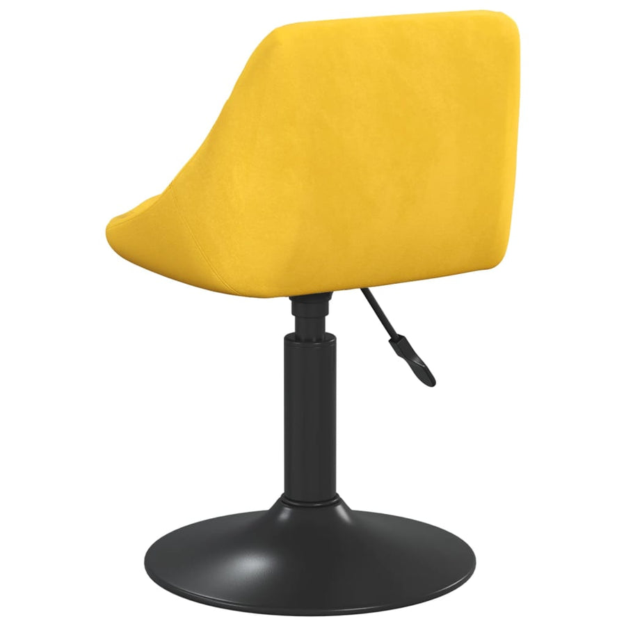 Barkruk Fluweel Mosterdgeel