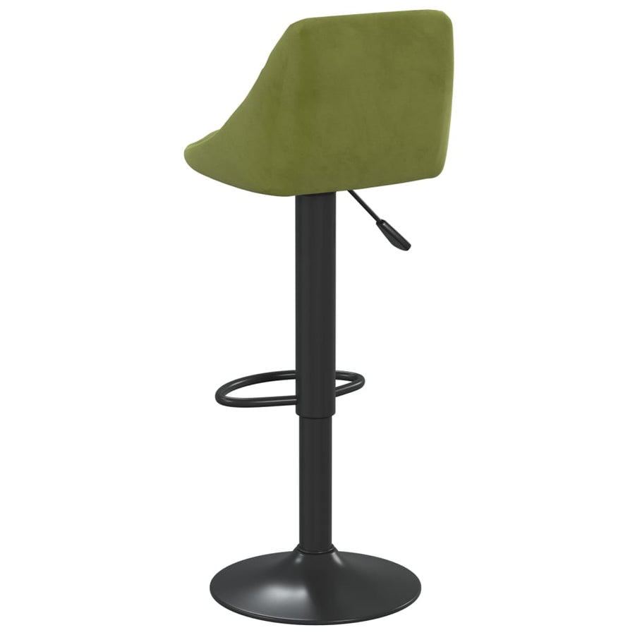 Barkruk Fluweel Lichtgroen 1